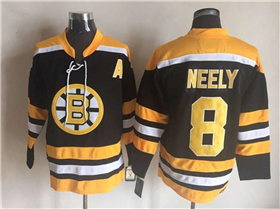 Boston Bruins #8 Cam Neely Vintage CCM Black Jersey