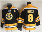 Boston Bruins #8 Cam Neely Youth Vintage CCM Black Jersey