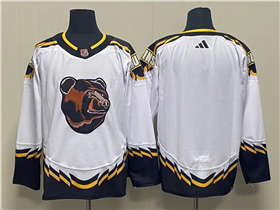 Boston Bruins White Reverse Retro 2.0 Team Jersey