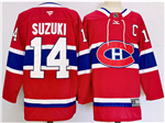 Montreal Canadiens #14 Nick Suzuki 2024 Red Jersey