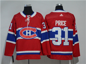 Montreal Canadiens #31 Carey Price Red Jersey