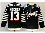 New Jersey Devils #13 Nico Hischier 2024 Alternate Black Jersey