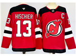 New Jersey Devils #13 Nico Hischier 2024 Red Jersey