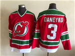 New Jersey Devils #3 Ken Daneyko 1990's CCM Vintage Red Jersey