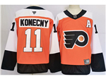 Philadelphia Flyers #11 Travis Konecny 2024 Orange Jersey