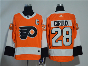 Philadelphia Flyers #28 Claude Giroux Orange Jersey