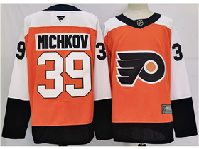 Philadelphia Flyers #39 Matvei Michkov 2024 Orange Jersey