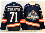 New York Islanders #71 Matthew Schaefer Navy Reverse Retro Jersey