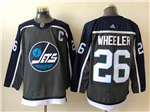 Winnipeg Jets #26 Blake Wheeler Gray 2020/21 Reverse Retro Team Jersey