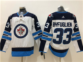 Winnipeg Jets #33 Dustin Byfuglien White Jersey