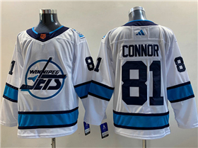 Winnipeg Jets #81 Kyle Connor White Reverse Retro 2.0 Jersey