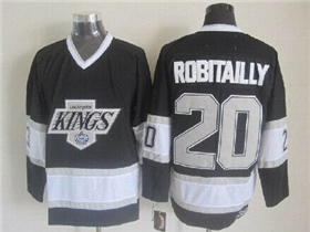 Los Angeles Kings #20 Luc Robitaille 1993 Vintage CCM Black Jersey