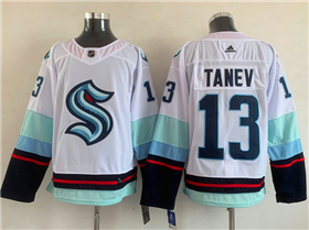 Seattle Kraken #13 Brandon Tanev White Jersey