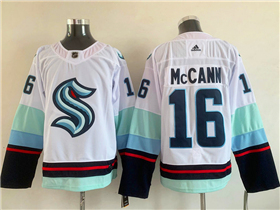 Seattle Kraken #16 Jared McCann White Jersey