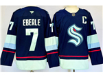 Seattle Kraken #7 Jordan Eberle 2024 Navy Jersey