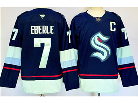 Seattle Kraken #7 Jordan Eberle 2024 Navy Jersey