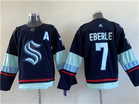 Seattle Kraken #7 Jordan Eberle Navy Jersey