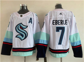 Seattle Kraken #7 Jordan Eberle White Jersey