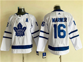 Toronto Maple Leafs #16 Mitchell Marner Youth White Jersey