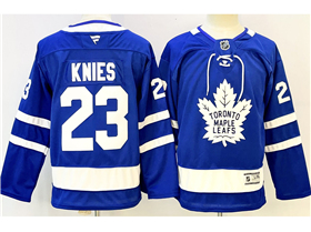Toronto Maple Leafs #23 Matthew Knie Youth Blue Jersey
