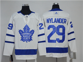 Toronto Maple Leafs #29 William Nylander White Jersey