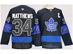 Toronto Maple Leafs #34 Auston Matthews 2024 Black Alternate Jersey