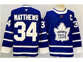 Toronto Maple Leafs #34 Auston Matthews Blue Reverse Retro 2.0 Jersey