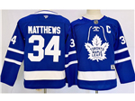 Toronto Maple Leafs #34 Auston Matthews 2024 Youth Blue Jersey