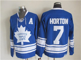 Toronto Maple Leafs #7 Tim Horton 1967 CCM Vintage Blue Jersey