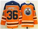 Edmonton Oilers #36 Jack Campbell Orange Jersey