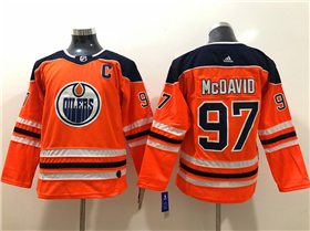 Edmonton Oilers #97 Connor McDavid Youth Orange Jersey