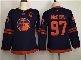 Edmonton Oilers #97 Connor McDavid Youth Alternate Navy Jersey