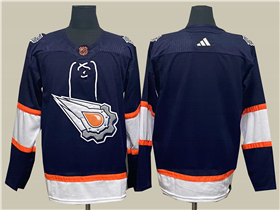 Edmonton Oilers Navy Reverse Retro 2.0 Team Jersey