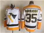 Pittsburgh Penguins #35 Tom Barrasso 1996 Vintage CCM White Jersey