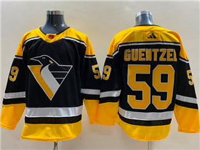 Pittsburgh Penguins #59 Jake Guentzel Black Reverse Retro 2.0 Jersey