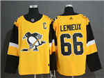 Pittsburgh Penguins #66 Mario Lemieux Alternate Gold Jersey
