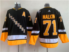 Pittsburgh Penguins #71 Evgeni Malkin 2021/22 Alternate Black Jersey