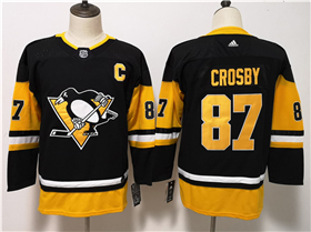 Pittsburgh Penguins #87 Sidney Crosby Youth Black Jersey