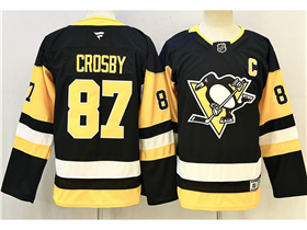 Pittsburgh Penguins #87 Sidney Crosby Youth Black Jersey