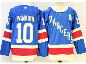 New York Rangers #10 Artemi Panarin 2025-26 Centennial Light Blue Jersey