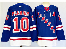 New York Rangers #10 Artemi Panarin 2024 Royal Blue Jersey