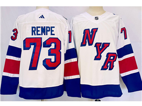 New York Rangers #73 Matt Rempe 2024 Stadium Series White Jersey