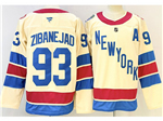 New York Rangers #93 Mika Zibanejad 2025-26 Winter Classic Cream Jersey