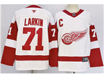 Detroit Red Wings #71 Dylan Larkin 2024 White Jersey