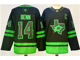 Dallas Stars #14 Jamie Benn 2024 Black Jersey