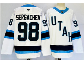 Utah Hockey Club #98 Mikhail Sergachev 2024 White Jersey