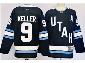 Utah Hockey Club #9 Clayton Keller 2024 Navy Jersey