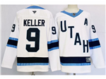 Utah Hockey Club #9 Clayton Keller 2024 White Jersey