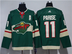 Minnesota Wild #11 Zach Parise Green Jersey