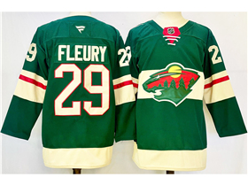 Minnesota Wild #29  Marc-Andre Fleury 2024 Green Jersey